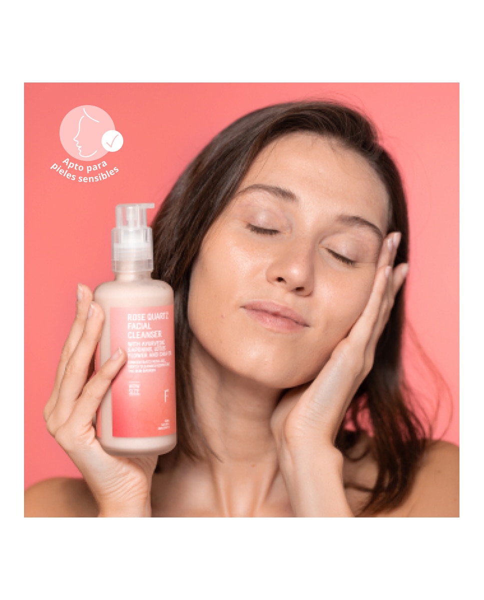 Gel Limpiador facial Rose Quartz Cleanser 200 ml Freshly Cosmetics - 200 ml 3