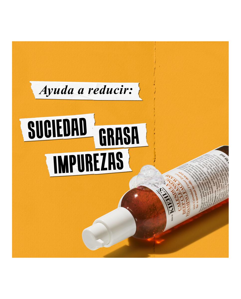 Kiehl's Calendula Deep Cleansing Foaming Face Wash Gel Limpiador Facial Calendula - 230 ml 7