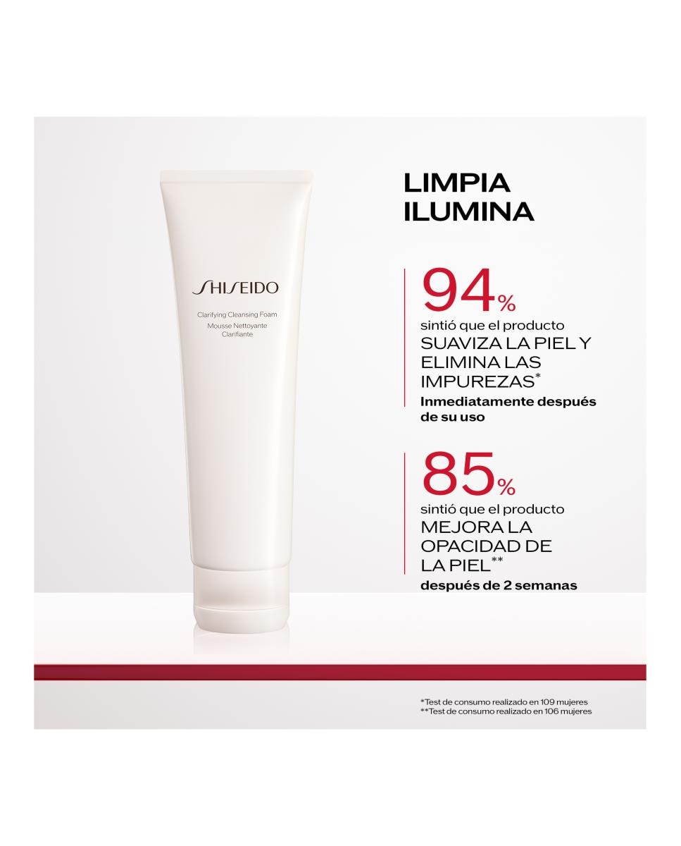 Clarifying Cleansing Foam Limpiadora Shiseido - 125 ml 5