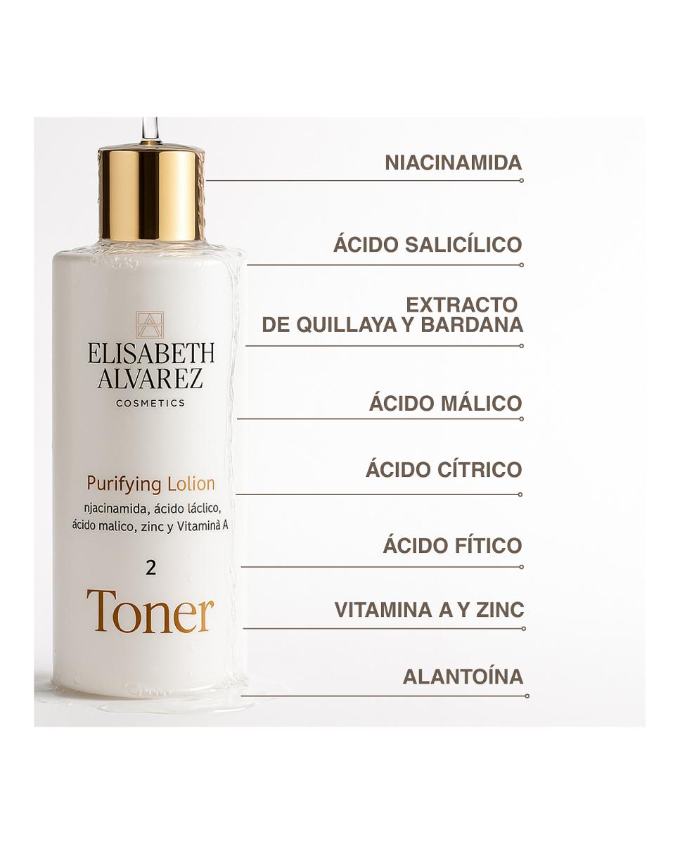 Tónico Purificante Tónico 250 Ml Elisabeth Álvarez Cosmetics 3