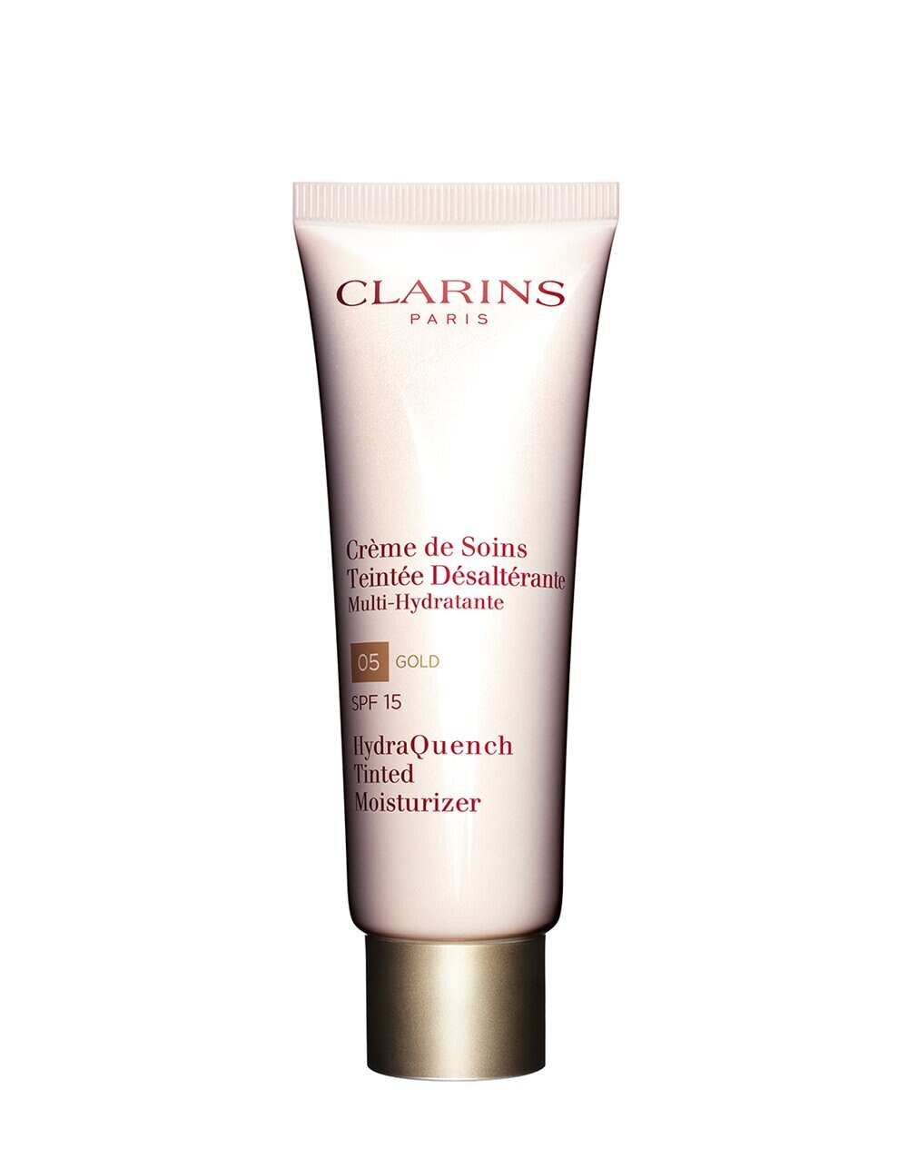 Crema hidratante Crème de Soins Teintée Désaltérante SPF 15 Clarins - Gold 05 50 ml Gold 05-1