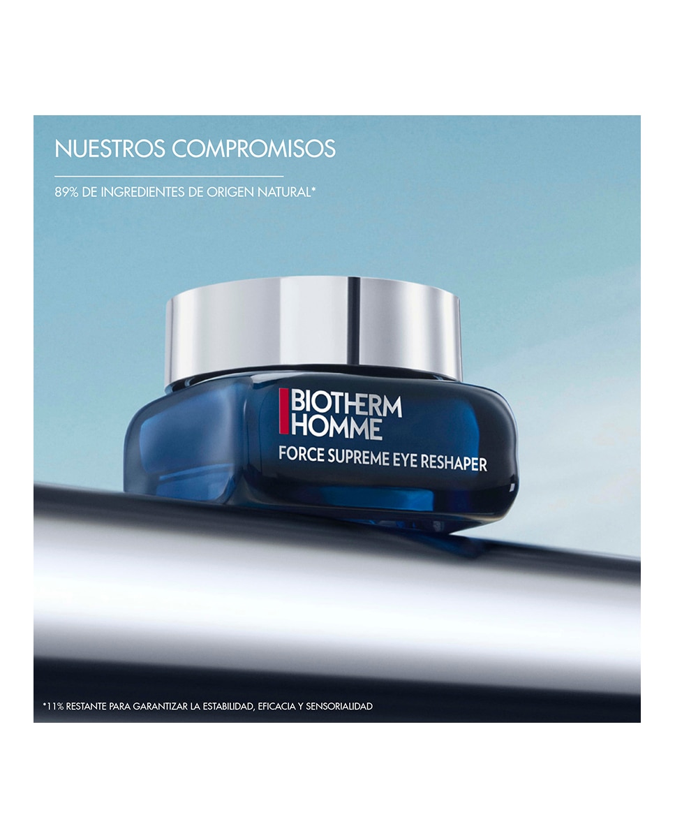 Imagen 6 de Contorno de ojos Force Supreme Eye Reshaper 20ml Biotherm Homme - 20 ml