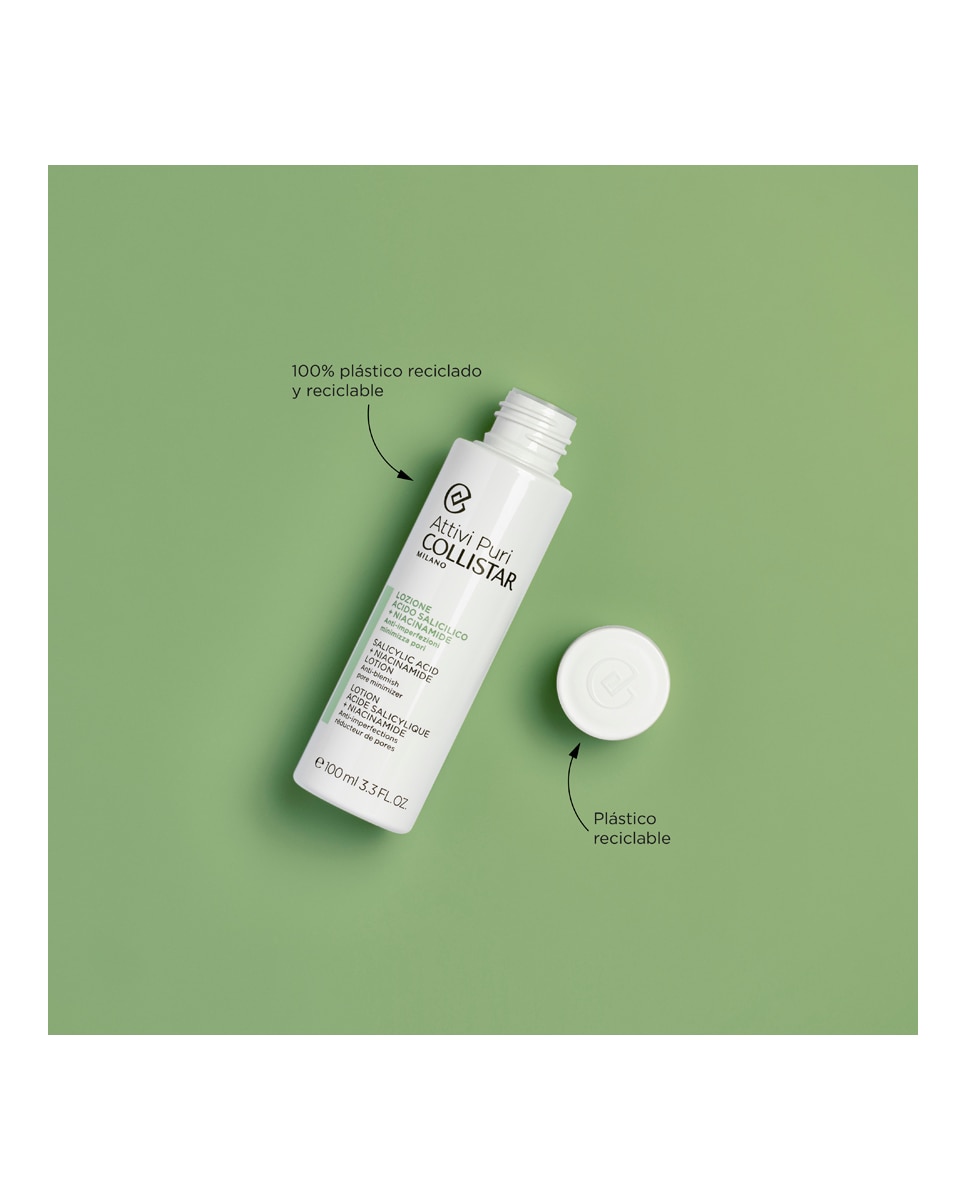 Loción Attivi Puri Salicílico + Niacinamida Collistar - 100 ml 2