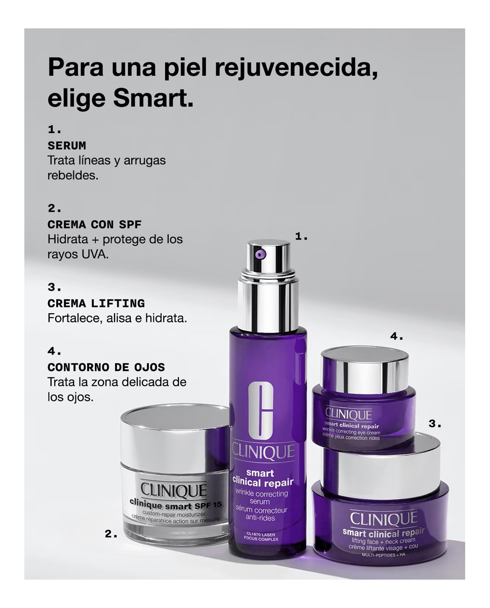 Smart Clinical Repair Lifting Face + Neck Hidratante Firmeza y Lifting Rostro y Cuello - 50 ml 8