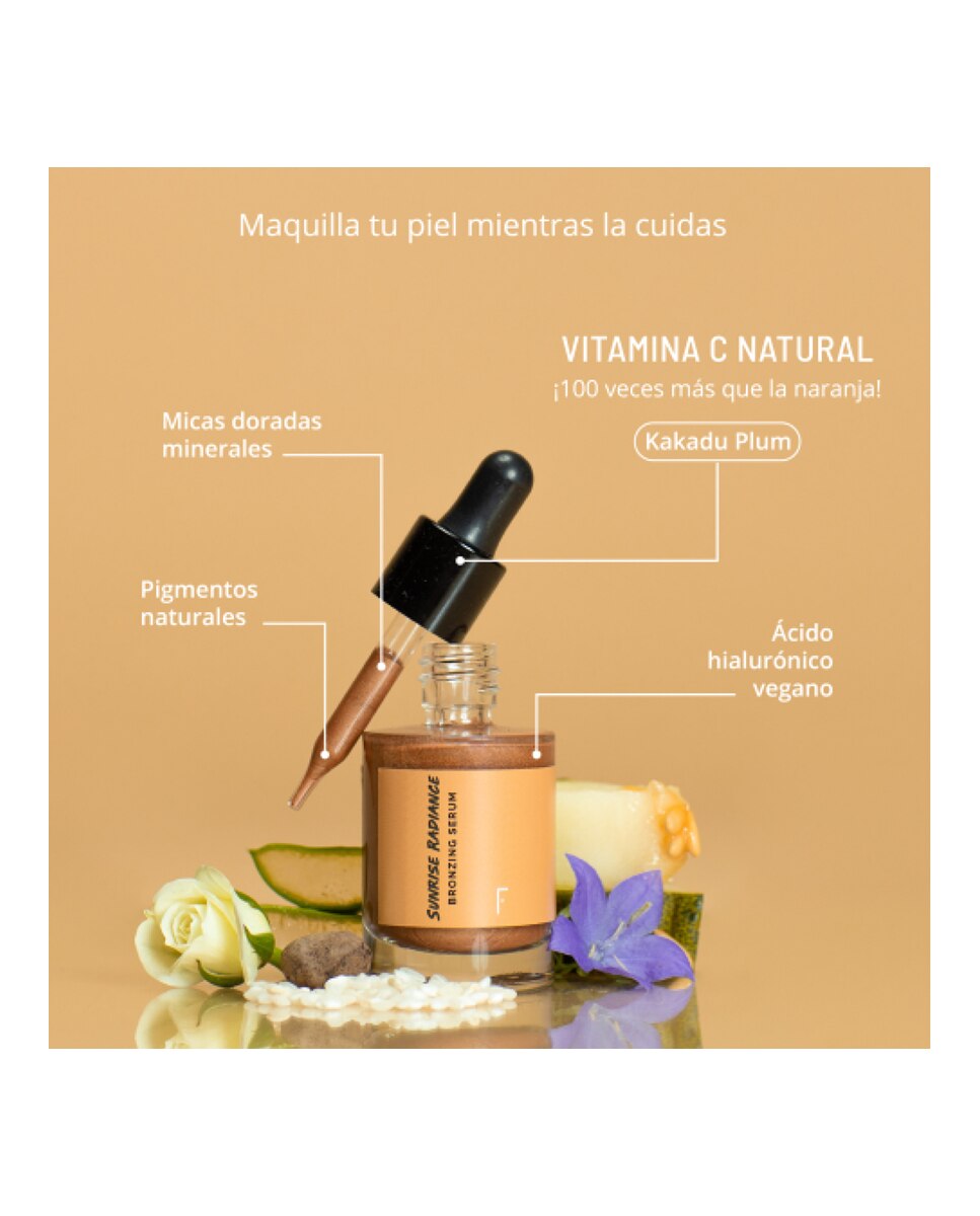Sérum bronceador Sunrise Radiance Bronzing Serum 28 ml Freshly Cosmetics 3