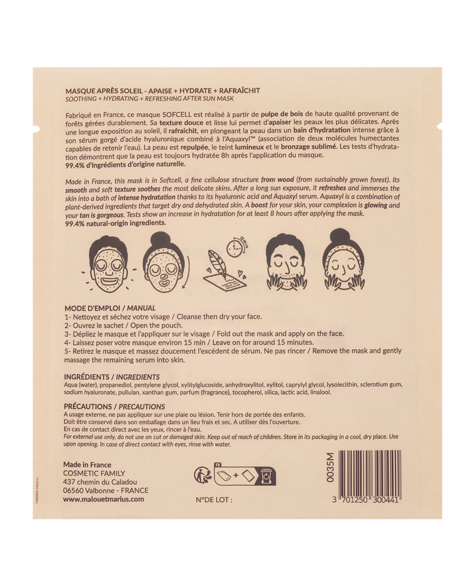 Imagen 2 de Mascarilla Coup de frais Malou & Marius