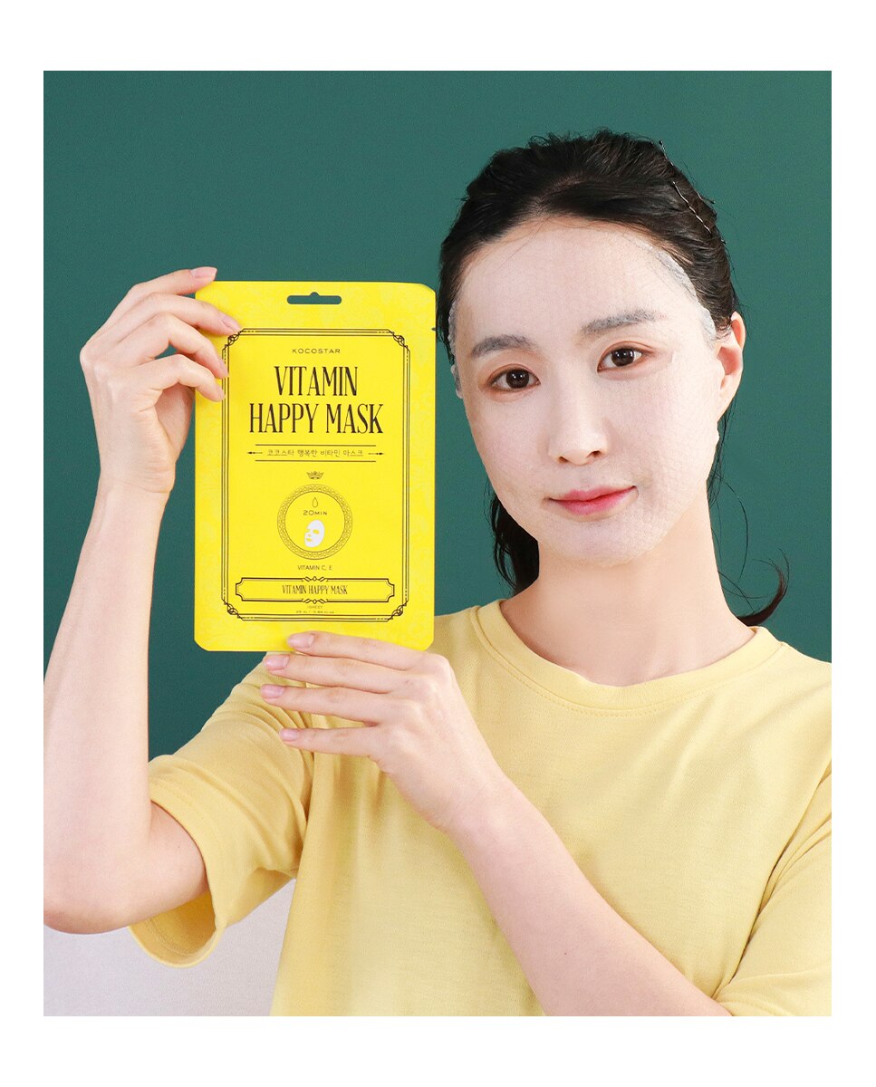 Mascarilla de velo Vitamin Happy Mask Kocostar 3