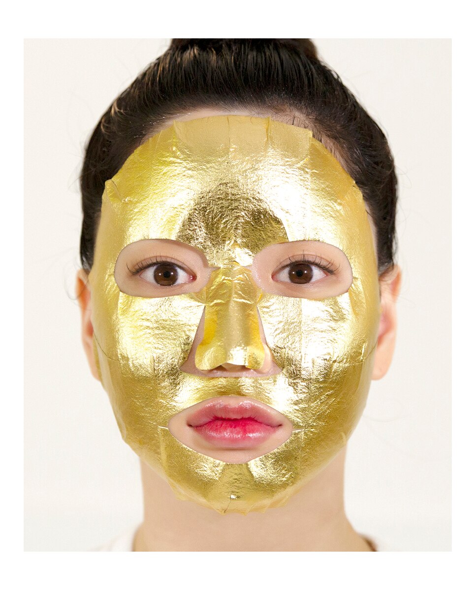 Mascarilla de velo Premium Gold Foil Triple Layer Mask Kocostar 2