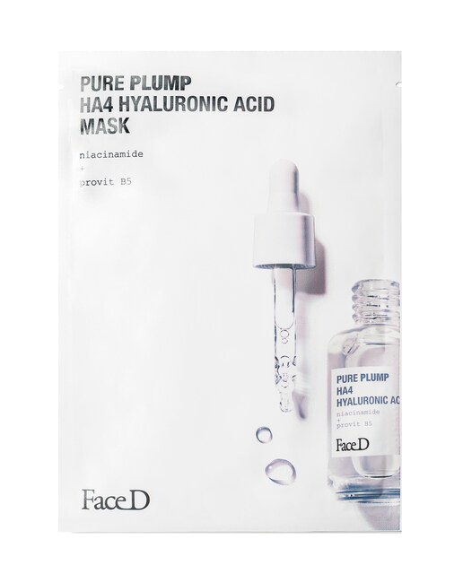 Mascarilla Facial de Ácido Hialurónico Pure Plump HA4 Face D