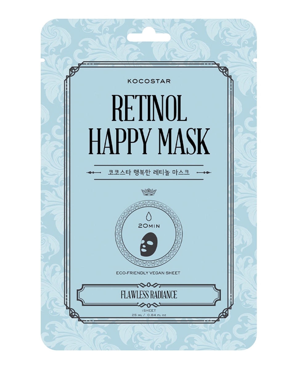 Kocostar - Mascarilla De Velo (Sheet Mask) Retinol Happy Mask Kocostar.