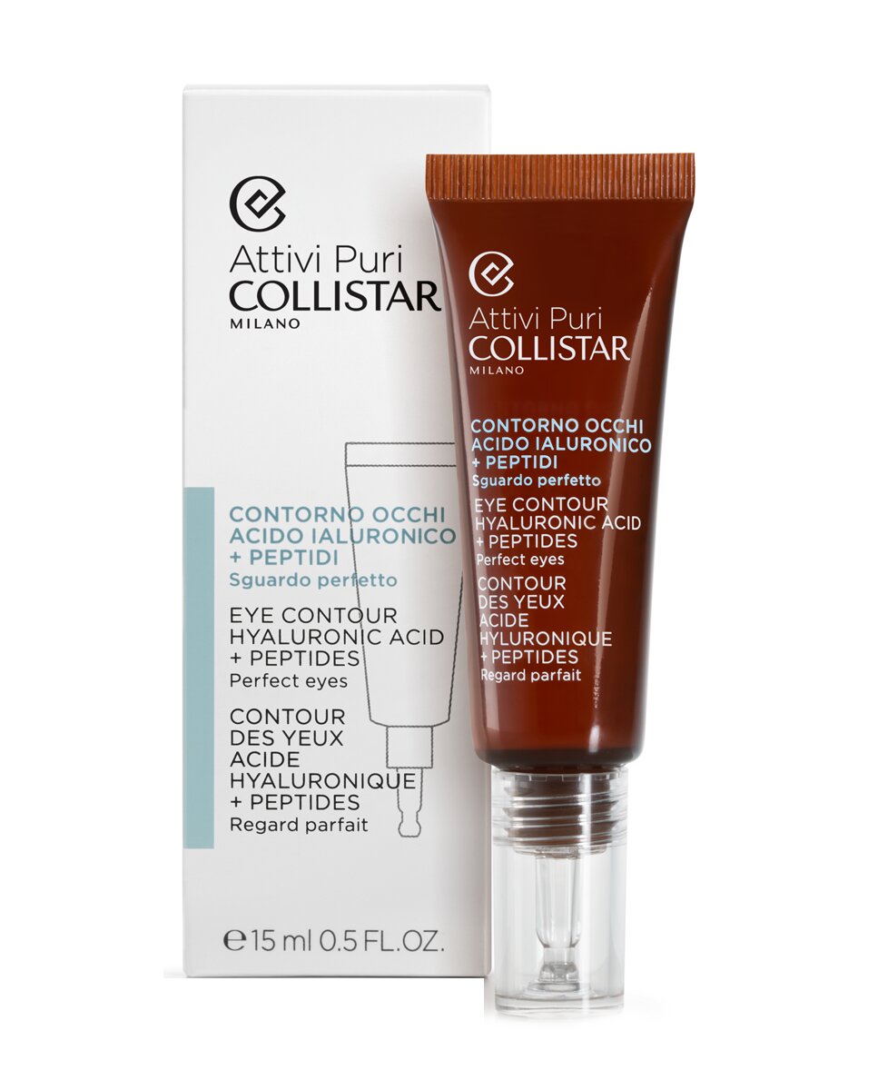 Contorno De Ojos Ácido Hialurónico + Péptidos Attivi Puri Collistar - 15 ml 2