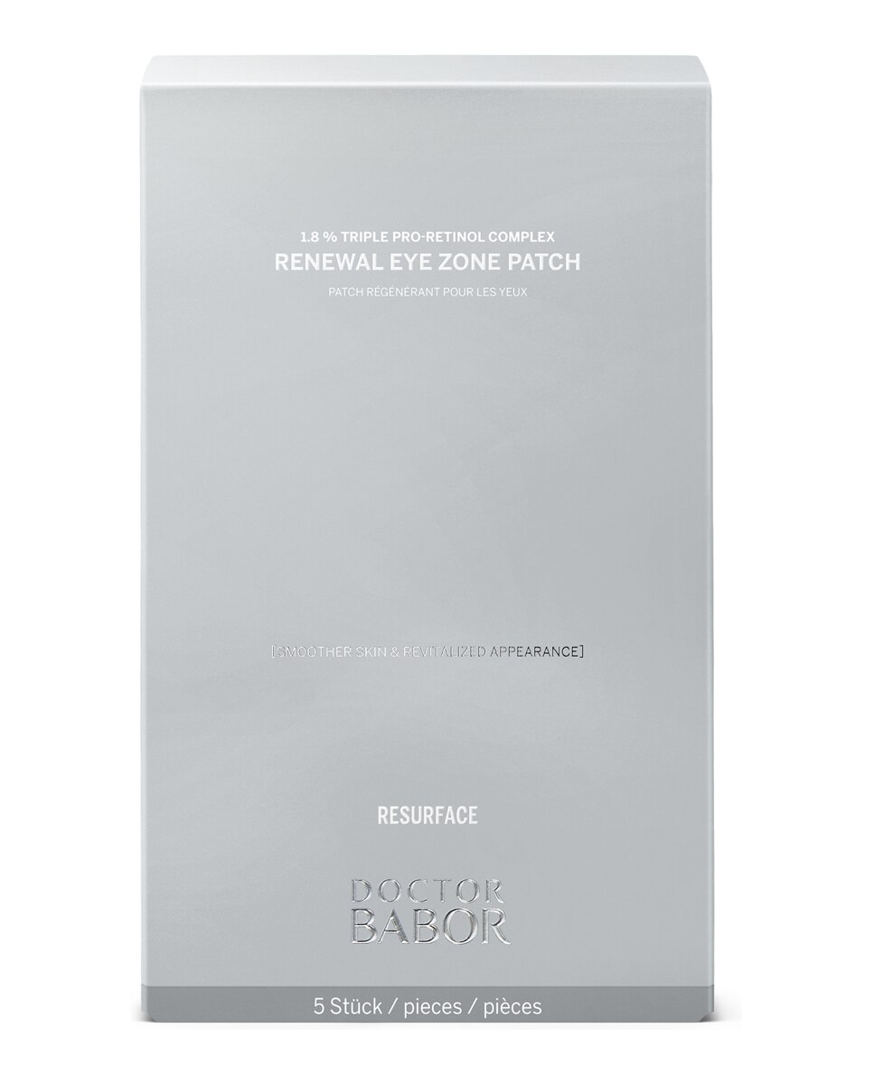 Parches de ojos reutizables Doctor Babor Resurface Renewal 5 unidades Babor 3