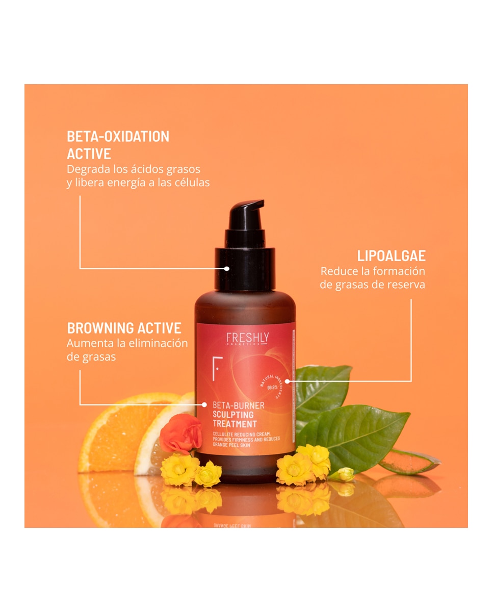 Crema anticelulítica Beta-Burner Sculpting Treatment Freshly Cosmetics - 100 ml 5