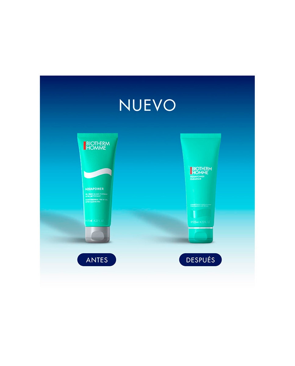Gel limpiador de rostro Aquapower Biotherm Homme - 125 ml 2