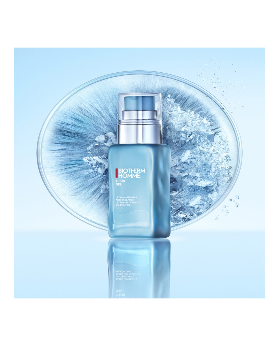 Gel hidratante anti-imperfecciones y antibrillos T-PUR Biotherm Homme - 50 ml 2