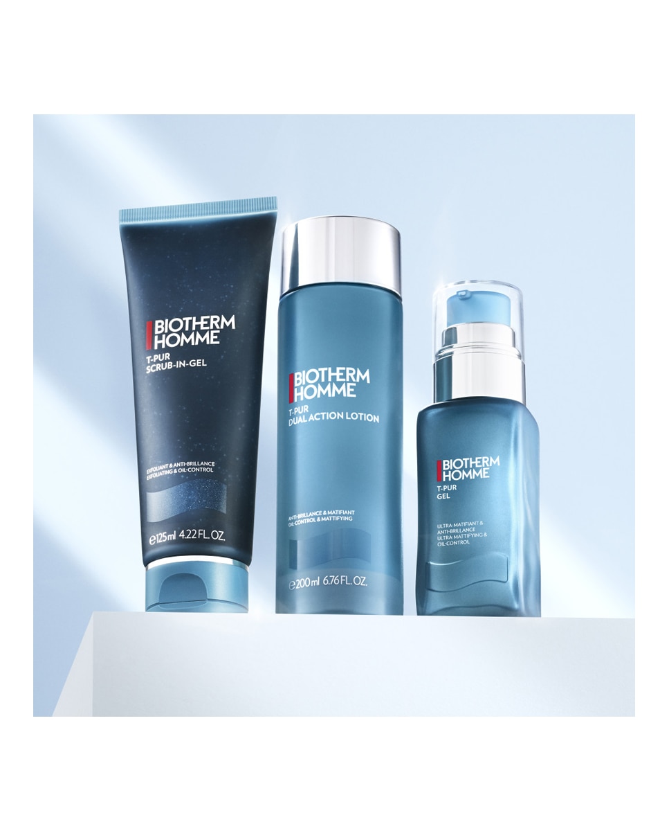 Gel hidratante anti-imperfecciones y antibrillos T-PUR Biotherm Homme - 50 ml 3