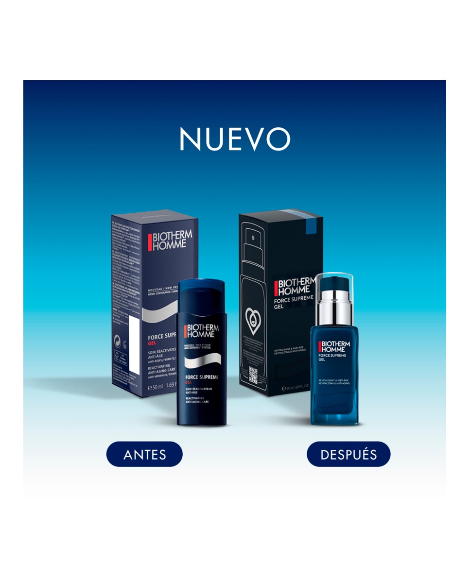 Thumbnail 1 de Biotherm Homme Force Supreme Gel antiedad 50 ml