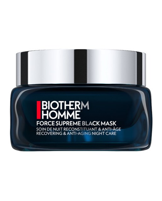 Mascarilla antiedad de noche Force Supreme Black Mask 50 ml Biotherm Homme