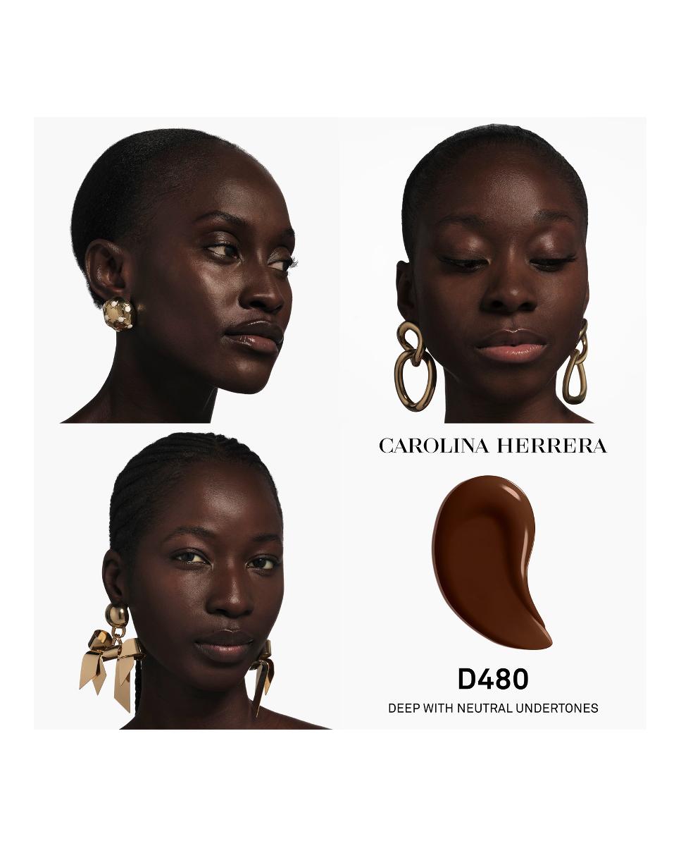 Base De Maquillaje Nude Couture Triple Moisture Serum Foundation Carolina Herrera - D480 30 ml D480-5