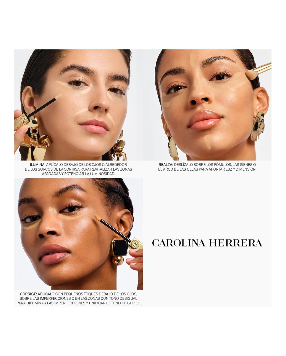 Iluminador Corrector Ligero Nude Couture Triple Moisture Brightener Carolina Herrera - S-00814 | 1 Fair S-00814 | 1 Fair-7