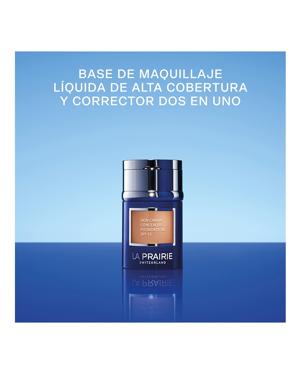 Imagen 4 de Base de Maquillaje Skin Caviar Complexion Concealer Foundation Spf 15 La Prairie - Mocha 30 ml Mocha