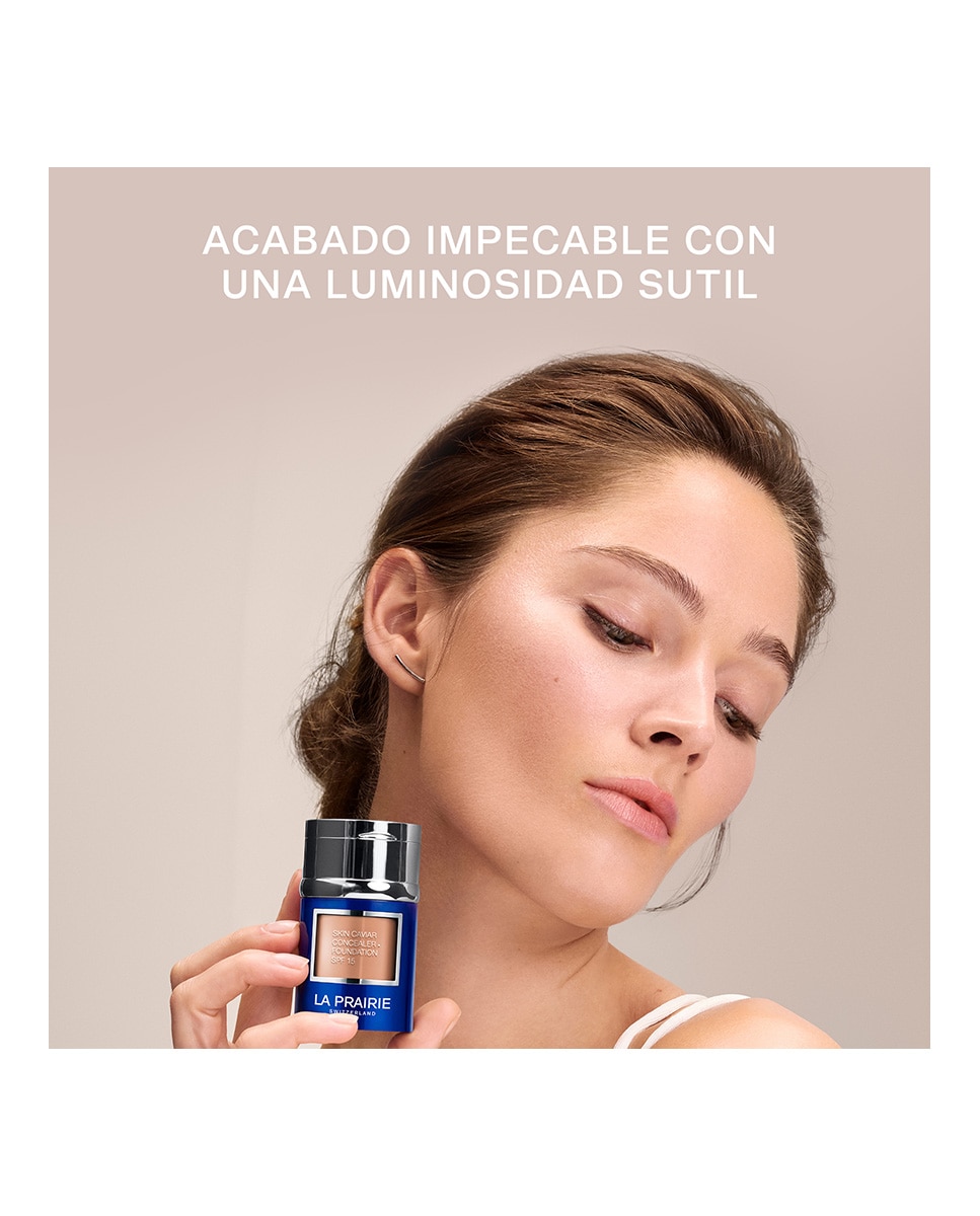 Imagen 8 de Base de Maquillaje Skin Caviar Complexion Concealer Foundation Spf 15 La Prairie - Mocha 30 ml Mocha