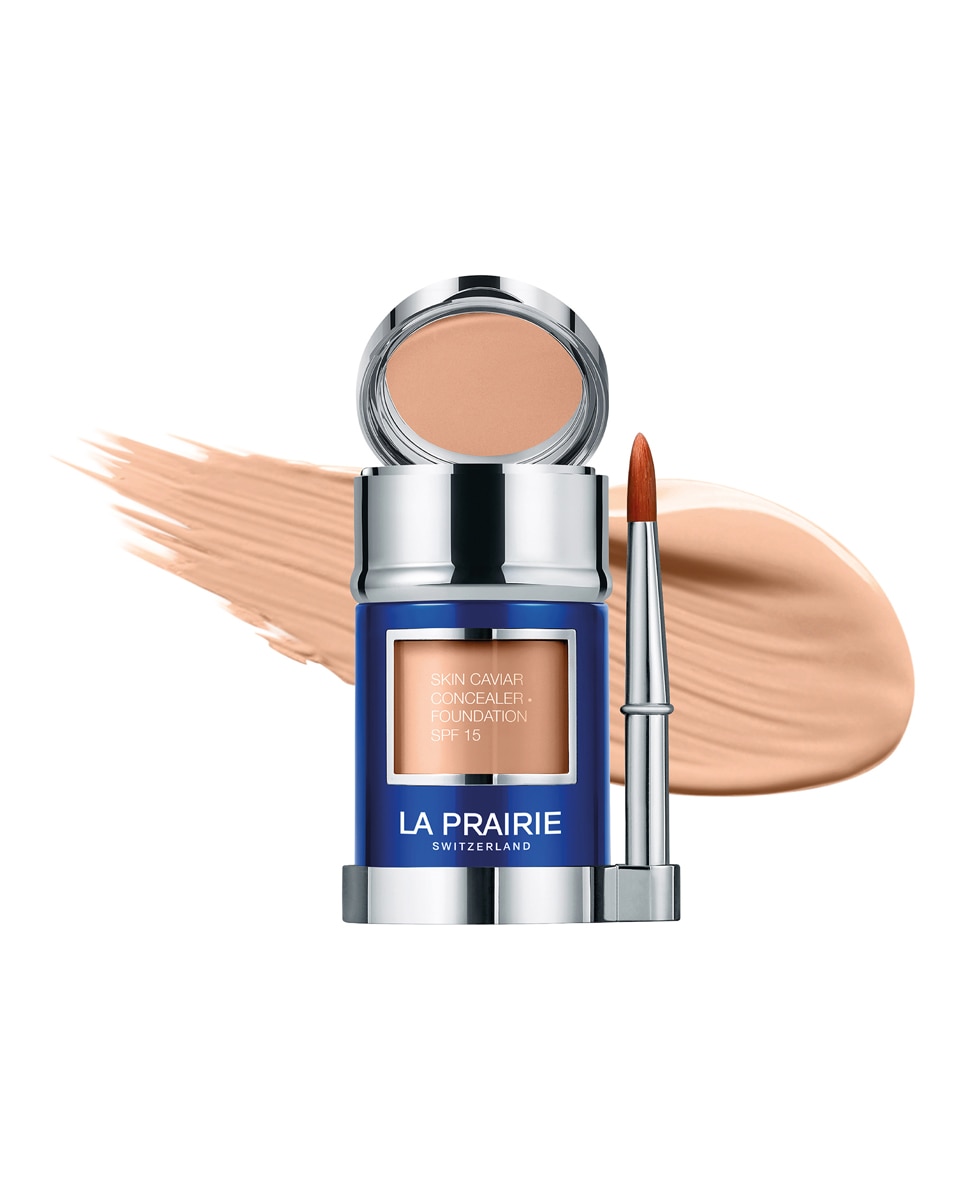 Imagen 2 de Base de Maquillaje Skin Caviar Complexion Concealer Foundation Spf 15 La Prairie - Creme Peche 30 ml Creme Peche