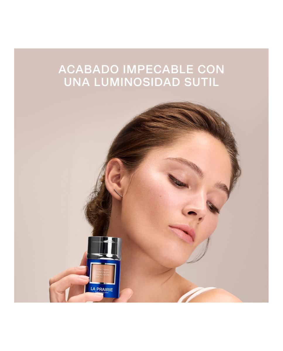 Imagen 6 de Base de Maquillaje Skin Caviar Complexion Concealer Foundation Spf 15 La Prairie - Creme Peche 30 ml Creme Peche