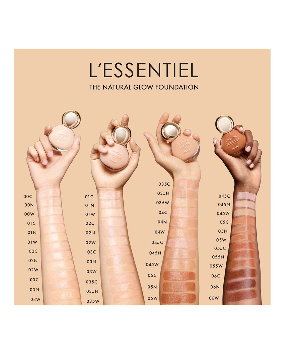 Base de Maquillaje L'Essentiel Luminosidad Natural duración 16 h FPS20 Guerlain - 04N 04N-3