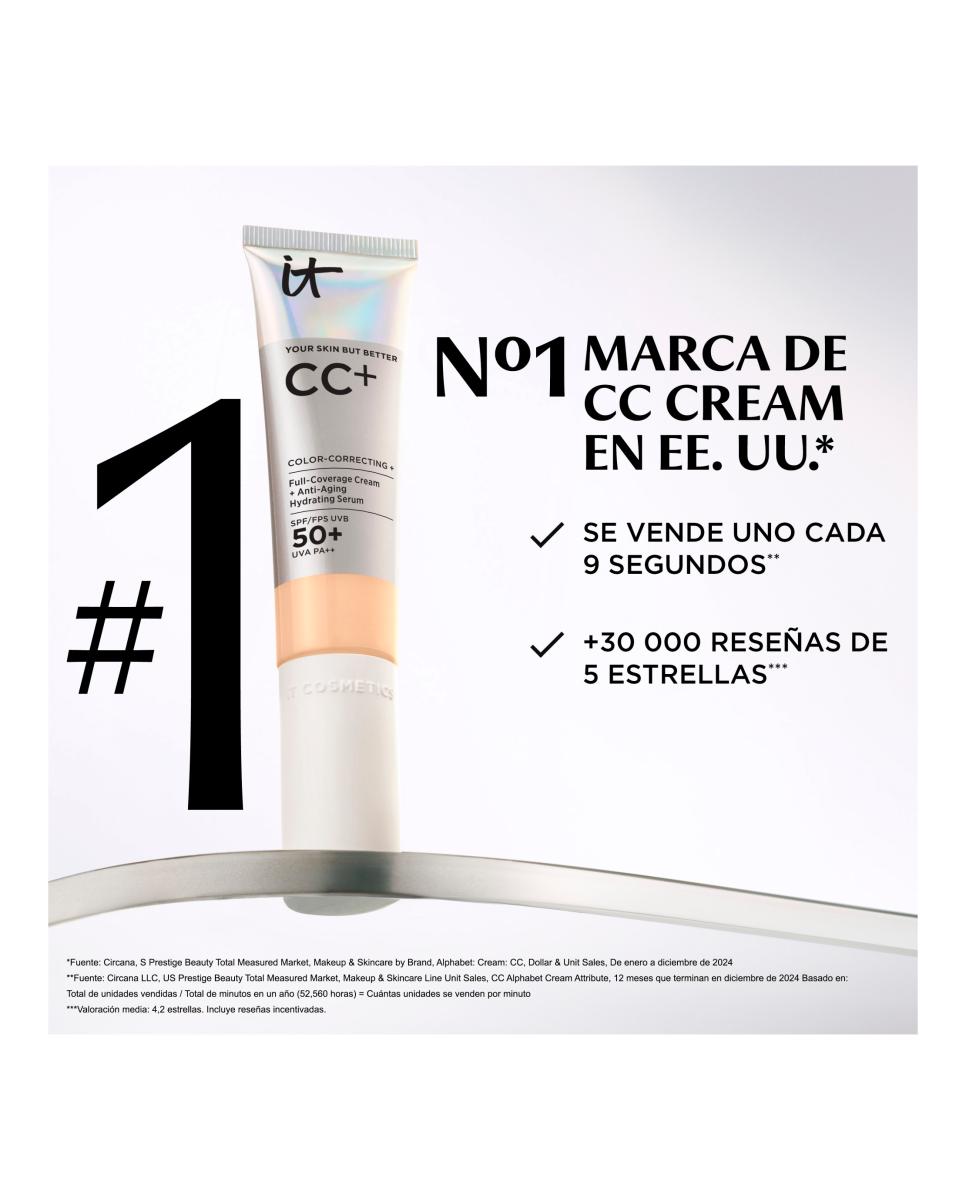 CC+ Cream Base De Maquillaje Con Spf 50+ It Cosmetics - TAN 30 TAN-11