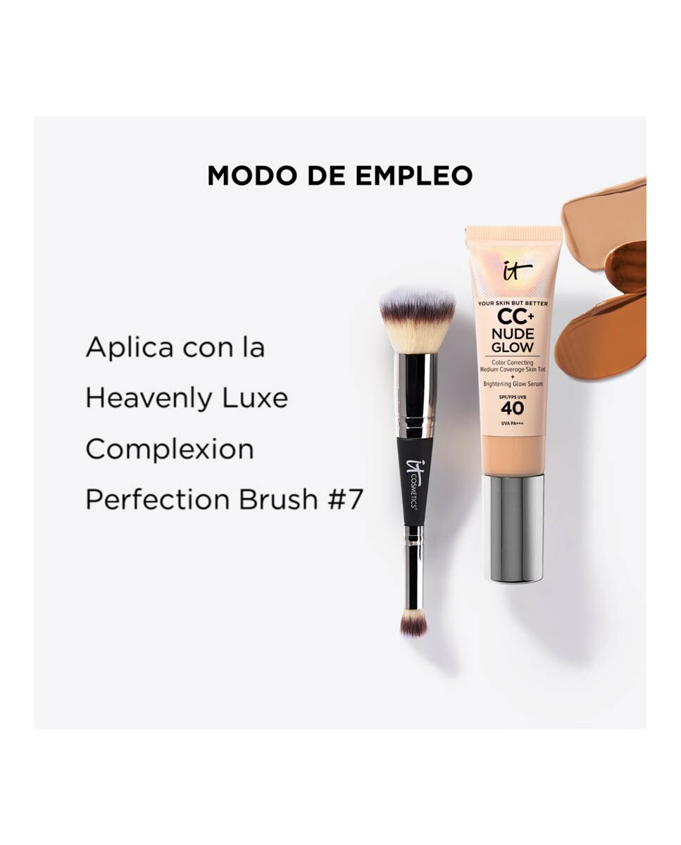 Base de Maquillaje CC+ Nude Glow Base de Maquillaje con SPF 40+ It Cosmetics - LGHT MED LGHT MED-7