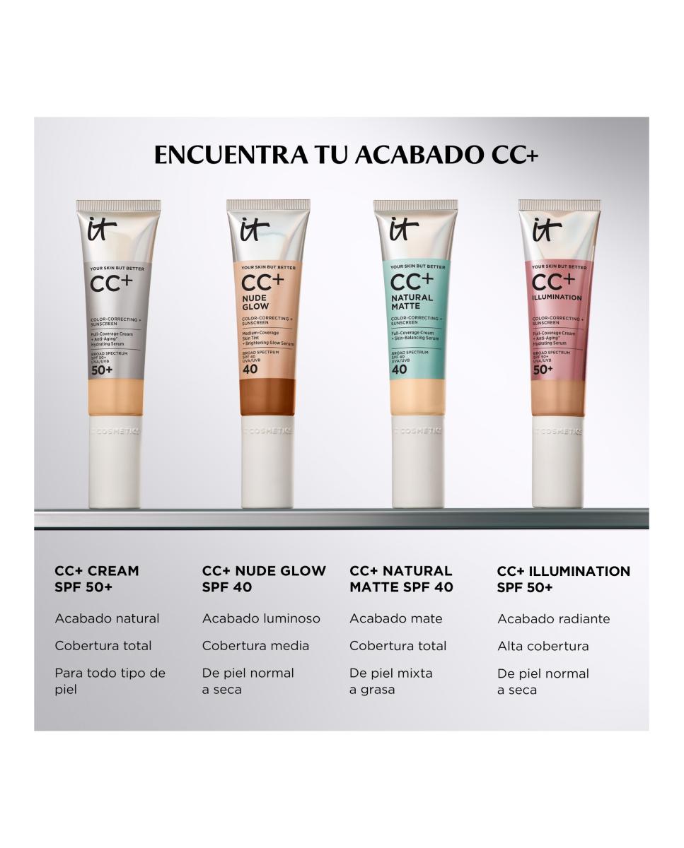 Base de Maquillaje CC+ Nude Glow Base de Maquillaje con SPF 40+ It Cosmetics - FAIR PRCLN FAIR PRCLN-9