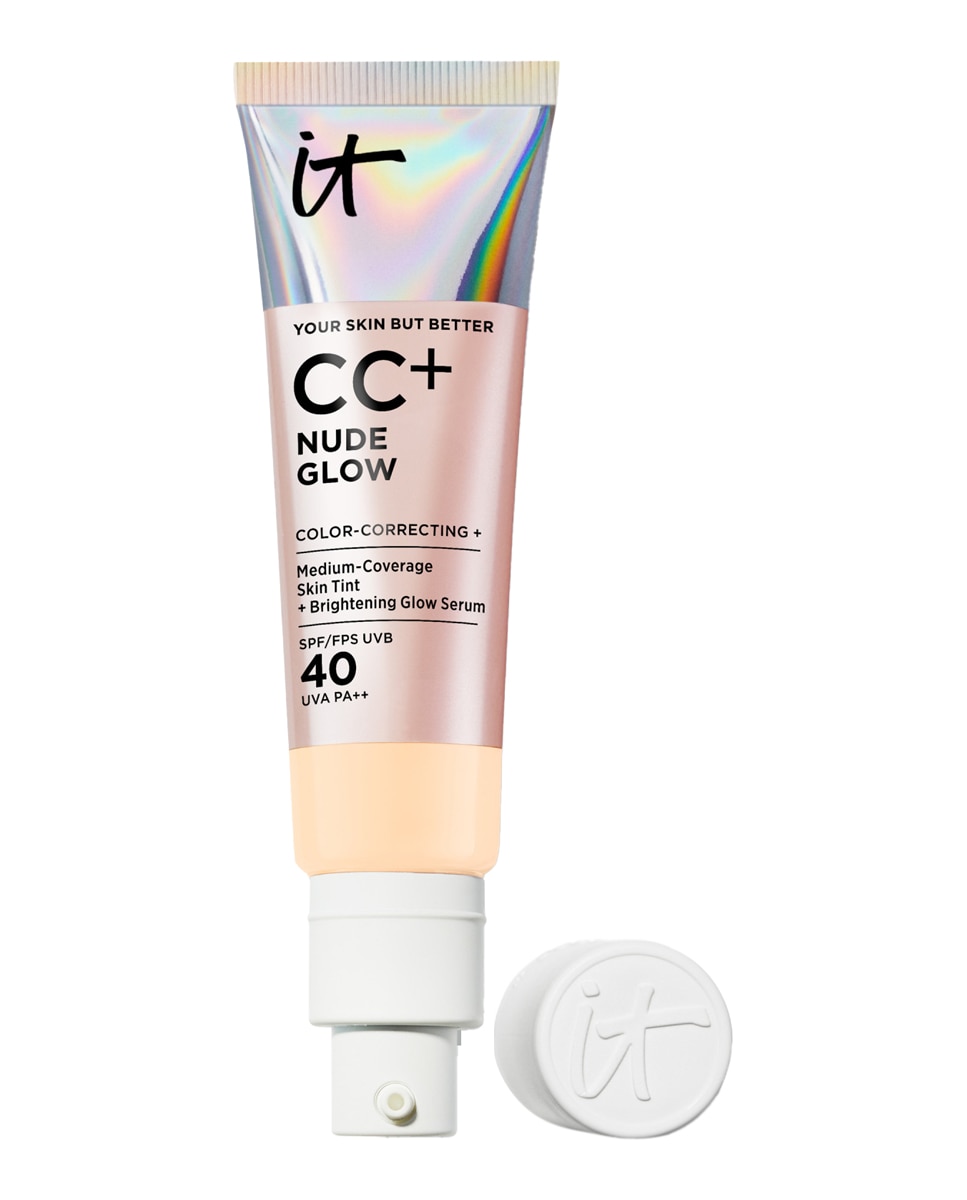 IT Cosmetics - Base de Maquillaje CC+ Nude Glow Base de Maquillaje con SPF 40+ It Cosmetics.