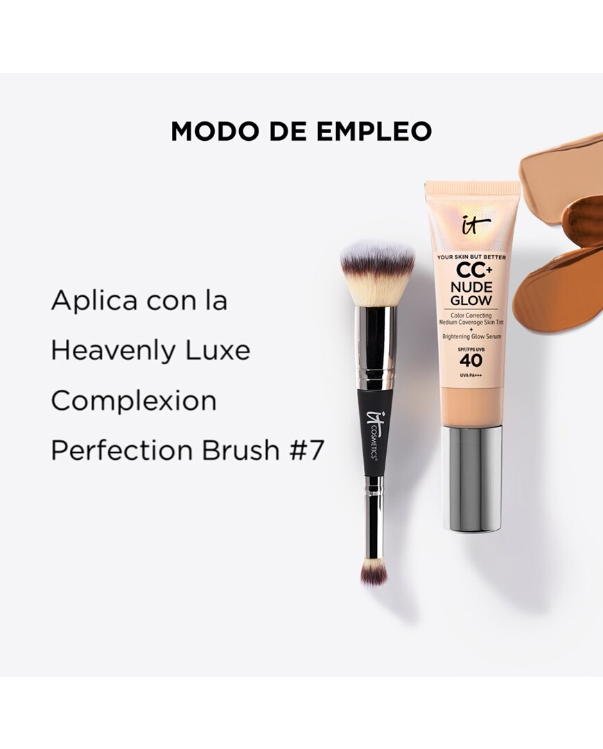 Base de Maquillaje CC+ Nude Glow Base de Maquillaje con SPF 40+ It Cosmetics - MED TAN MED TAN-7