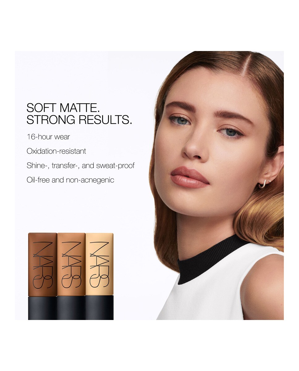 Base de maquillaje Soft Matte Complete Foundation 45 ml Nars MONT BLANC-5