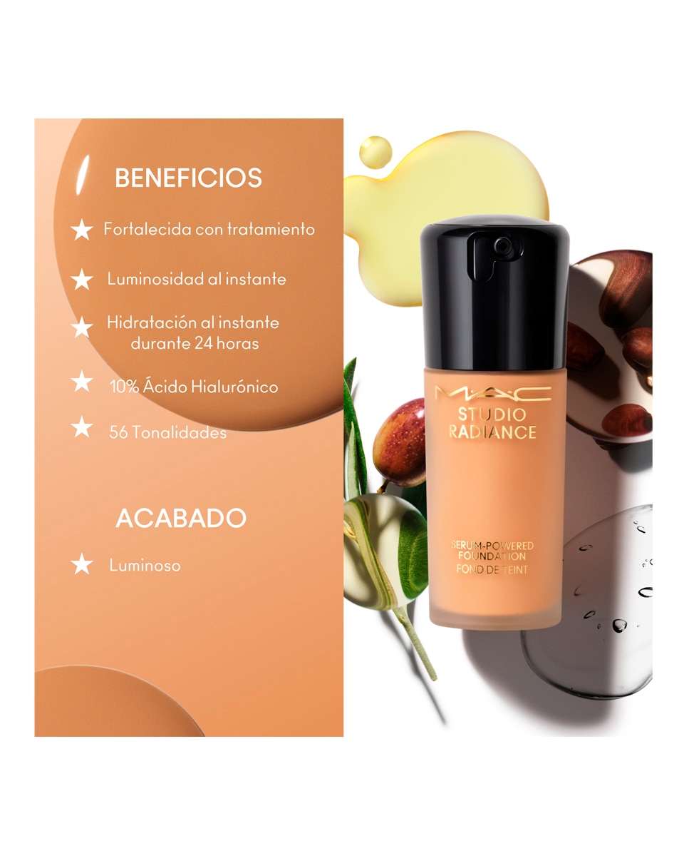 Base de maquillaje Studio Radiance Serum Powered Foundation M.A.C - C3.5 C3.5-5