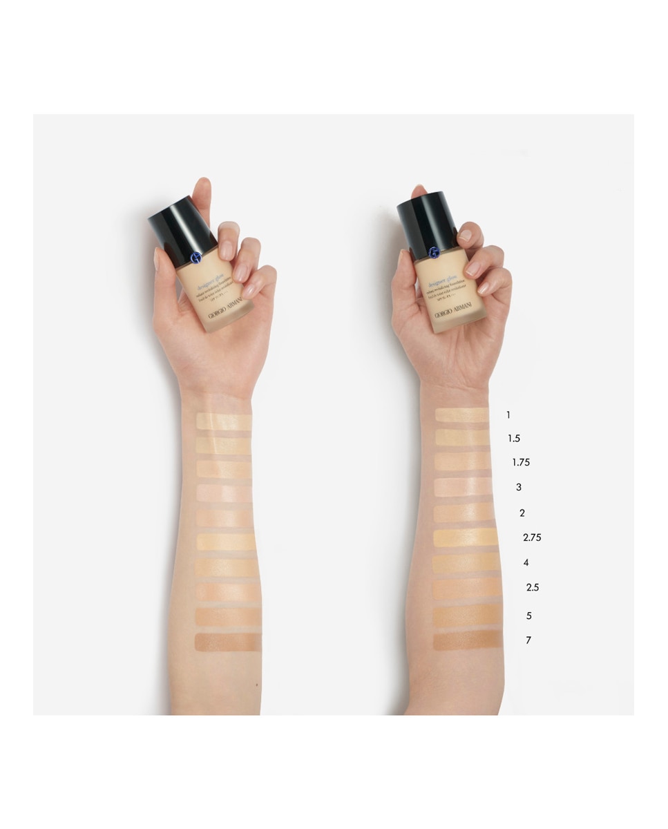 Base de maquillaje Designer Glow con Ácido Hialurónico 30 ml Giorgio Armani - 3 30 ml 3-6