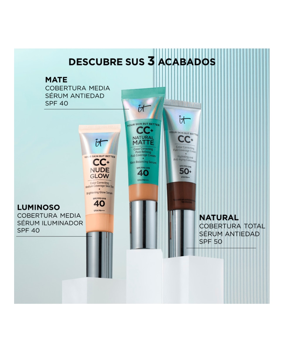 Base de Maquillaje CC+ Natural Matte SPF 40 It Cosmetics - Fair Fair-6