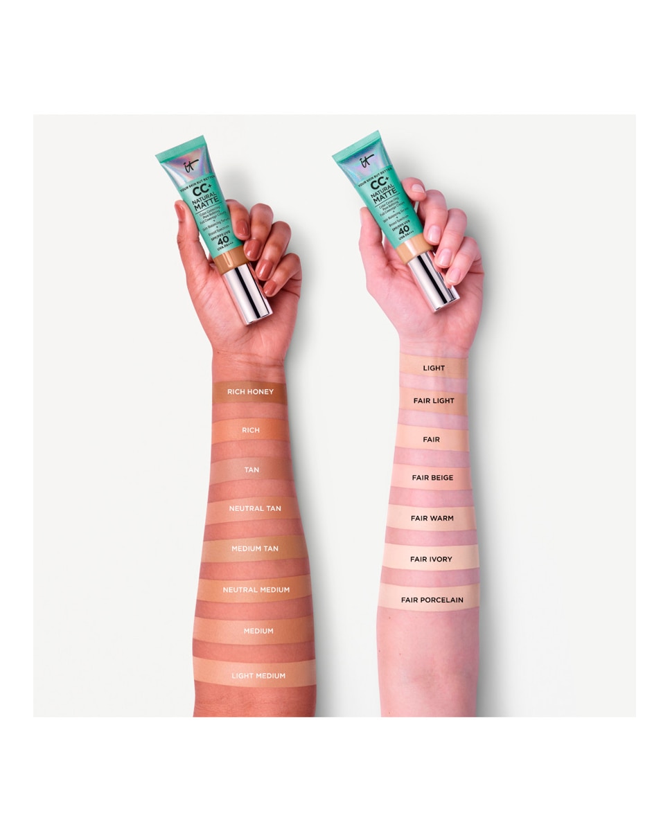 Base de Maquillaje CC+ Natural Matte SPF 40 It Cosmetics - Fair Fair-8