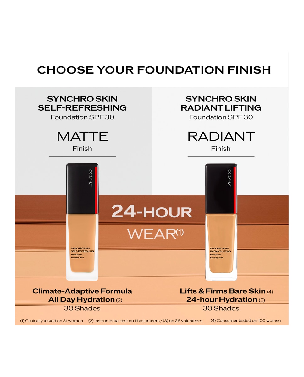 Thumbnail 3 de Shiseido Synchro Skin Radiant Lifting Foundation base SPF30 30 ml
