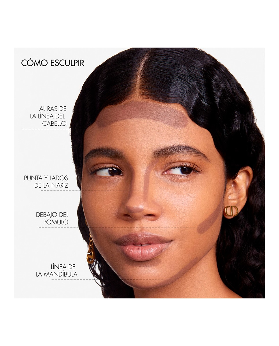 Dior Forever Skin Contour Barra de contorno y bronceador para el rostro - 02 Tan 02 Tan-5