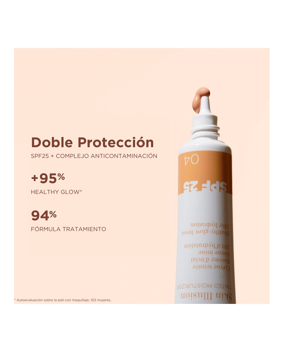 Crema Con Color Skin Illusion Tinted Moisturizer Spf25 Clarins - 40 ml 3