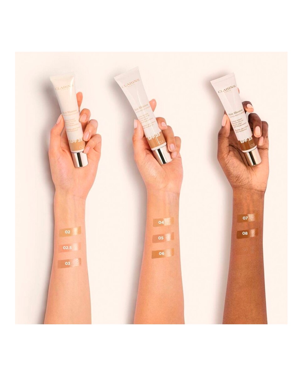 Crema Con Color Skin Illusion Tinted Moisturizer Spf25 Clarins - 40 ml 4