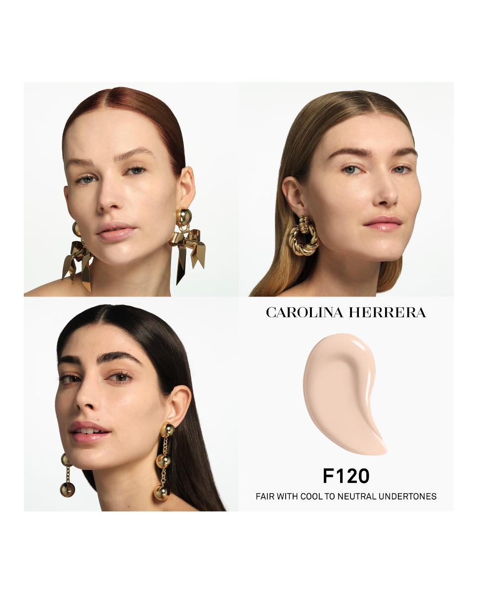 Base De Maquillaje Nude Couture Triple Moisture Serum Foundation Carolina Herrera - F120 30 ml F120-5