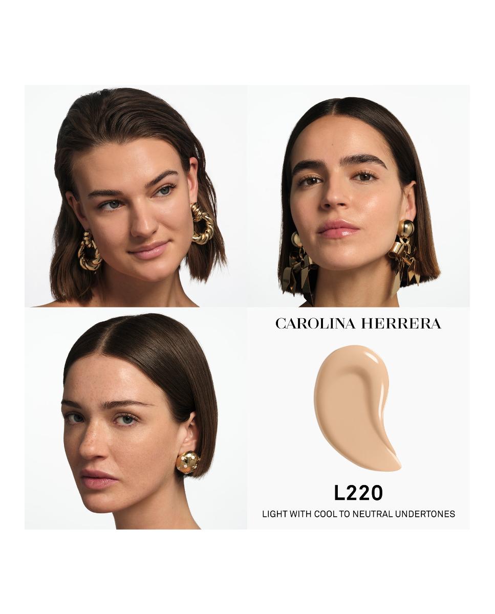 Base De Maquillaje Nude Couture Triple Moisture Serum Foundation Carolina Herrera - L220 30 ml L220-5