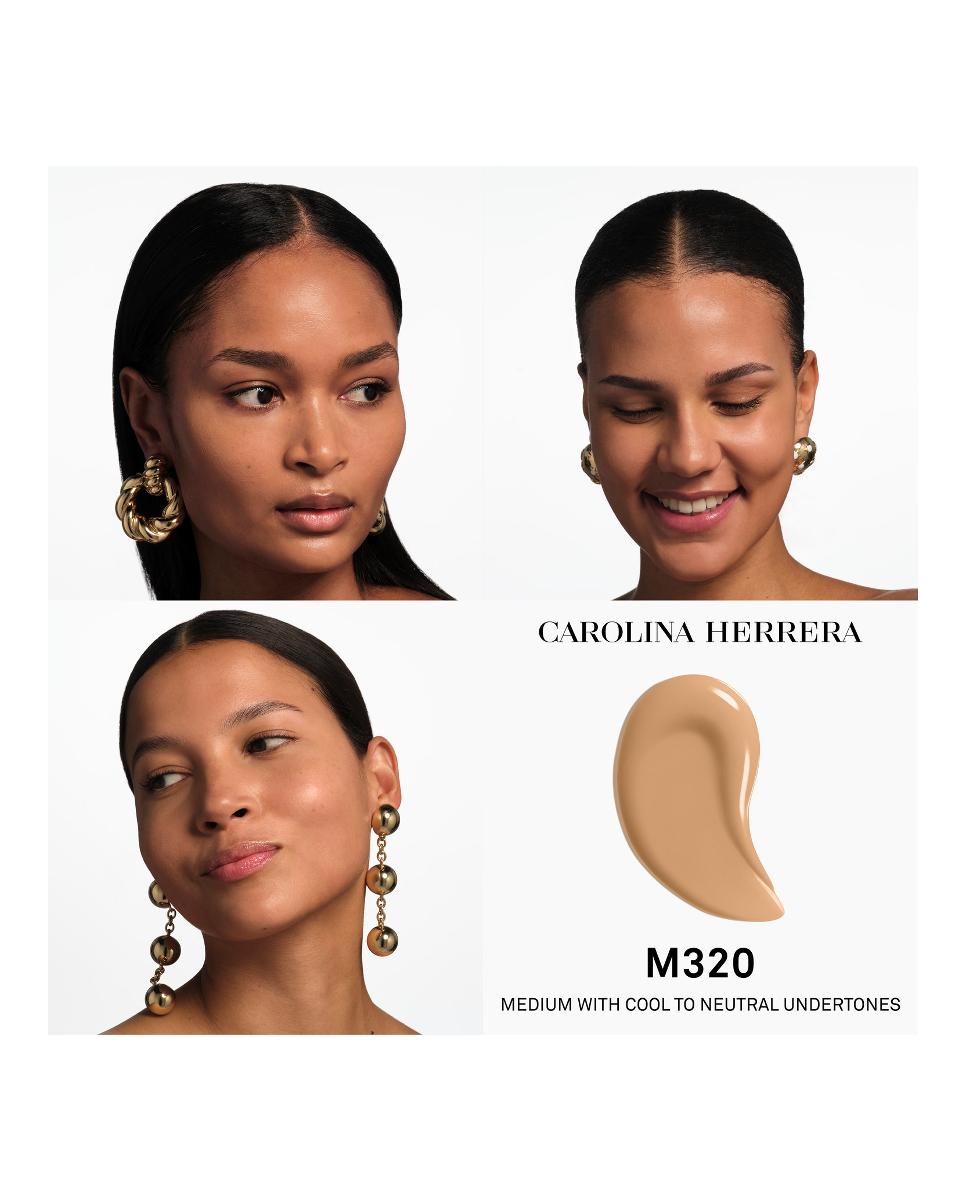 Base De Maquillaje Nude Couture Triple Moisture Serum Foundation Carolina Herrera - M320 30 ml M320-5