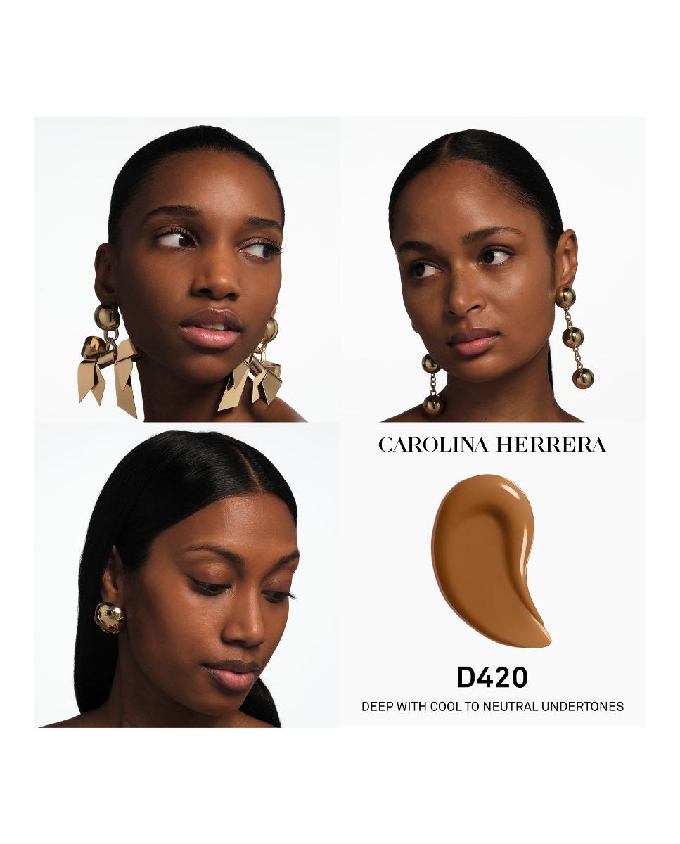 Base De Maquillaje Nude Couture Triple Moisture Serum Foundation Carolina Herrera - D420 30 ml D420-5