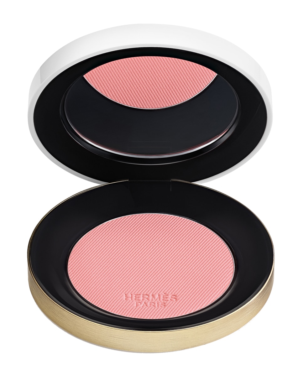 Colorete en polvo Rose Hermès Silky Blush Hermès - 28 Rose Plume 6 g 28 Rose Plume-2