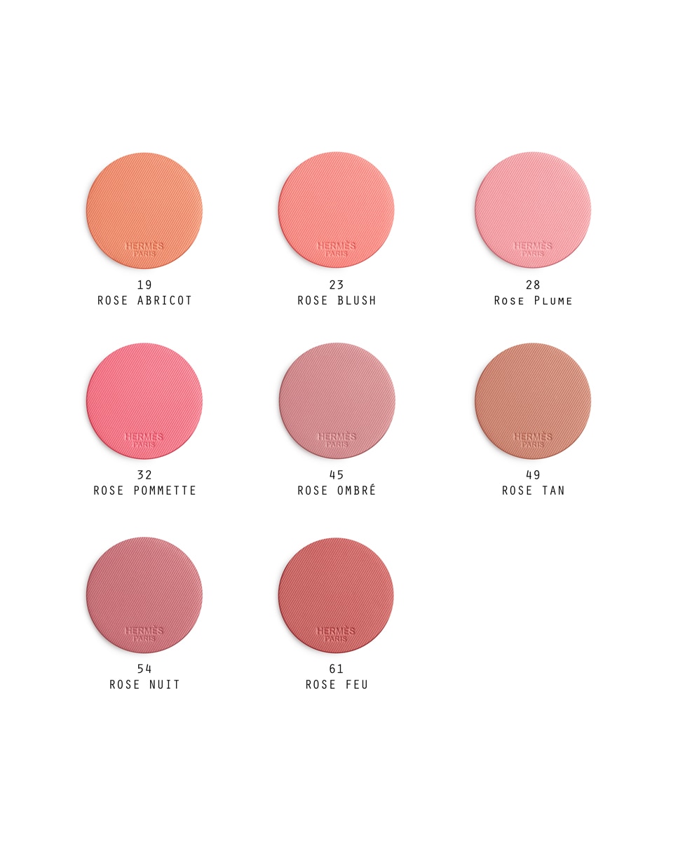 Colorete en polvo Rose Hermès Silky Blush Hermès - 45 Rose Ombré 6 g 45 Rose Ombré-6