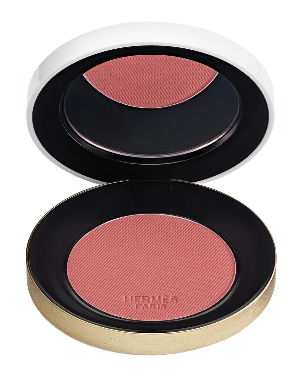 Colorete en polvo Rose Hermès Silky Blush Hermès - 61 Rose Feu 6 g 61 Rose Feu-2